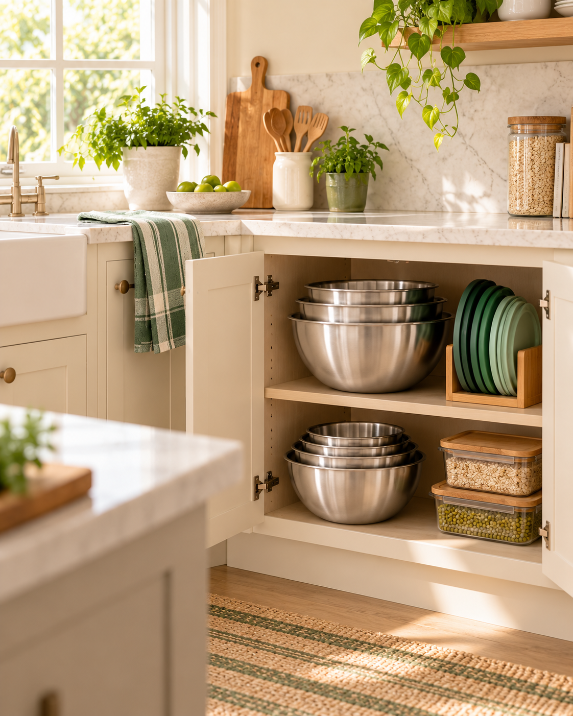 How Do You Store Mixing Bowls Without Wasting Cabinet Space?
