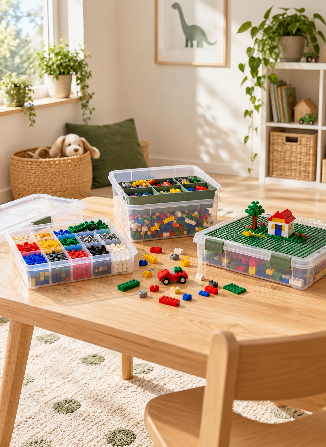 Welche LEGO-Aufbewahrungsbox ist sinnvoll: mit Fächern, Einsatz oder Bauplatte?