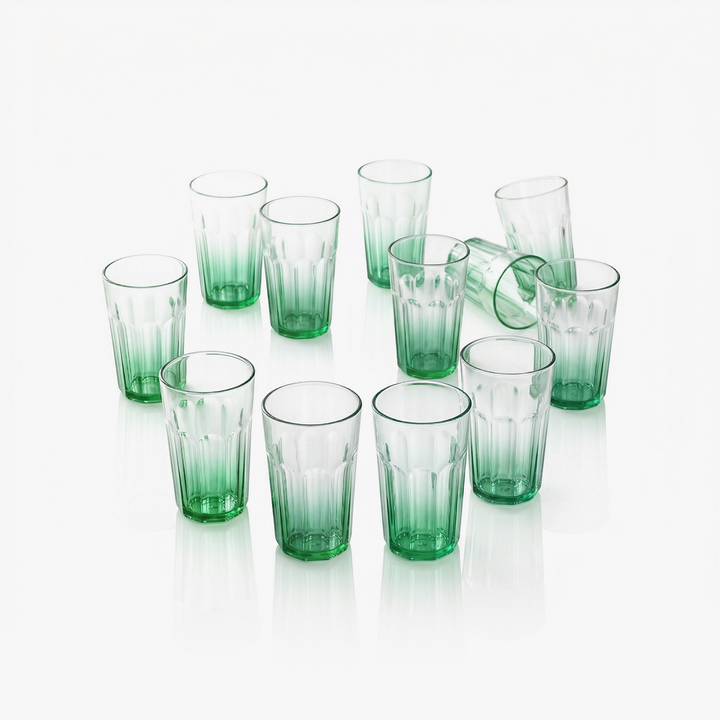 Plastic Drinking Water Glasses Set