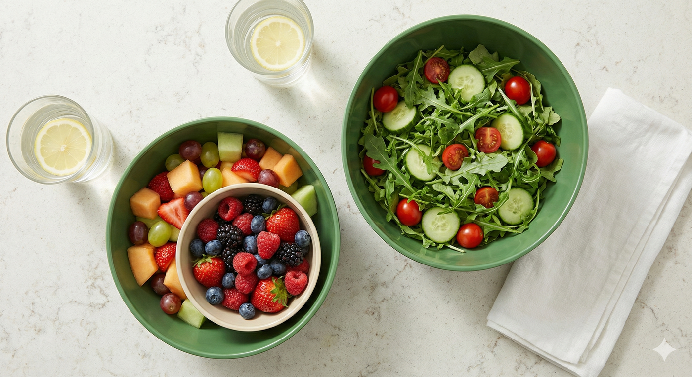Nesting Mixing Bowls with Lids – Set of 6