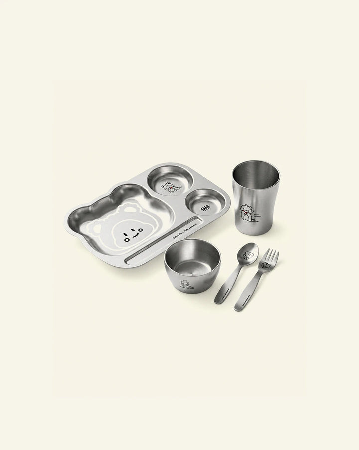 Kids Stainless Steel Dinnerware Set