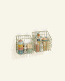 2 Pack Bath Toy Storage Organizer Basket