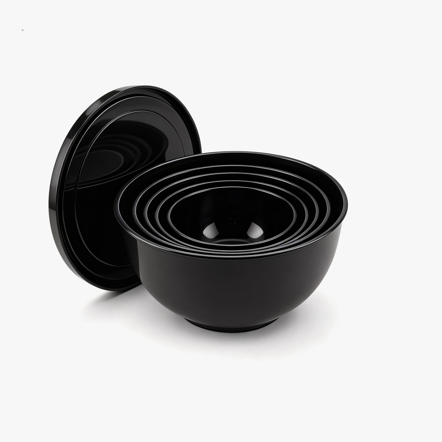 5 Piece Plastic Mixing Bowls With Lids