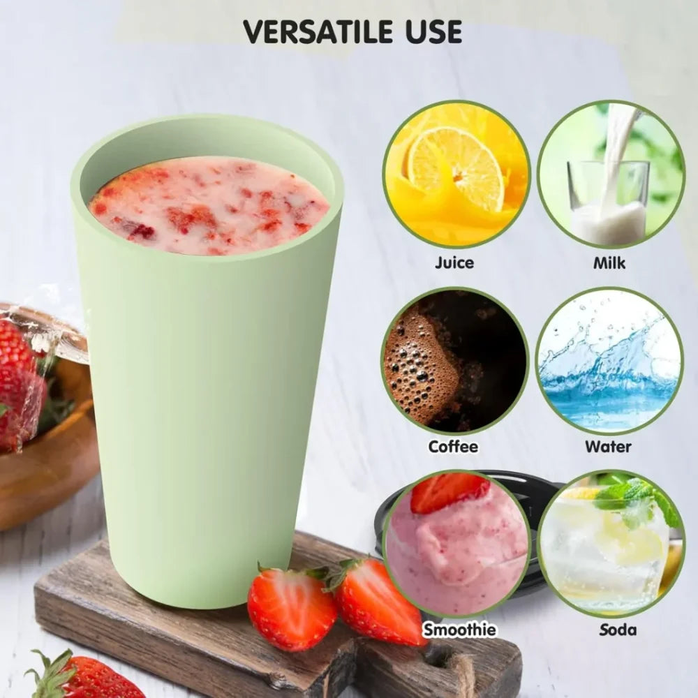 Unbreakable Plastic Cups – Set of 4