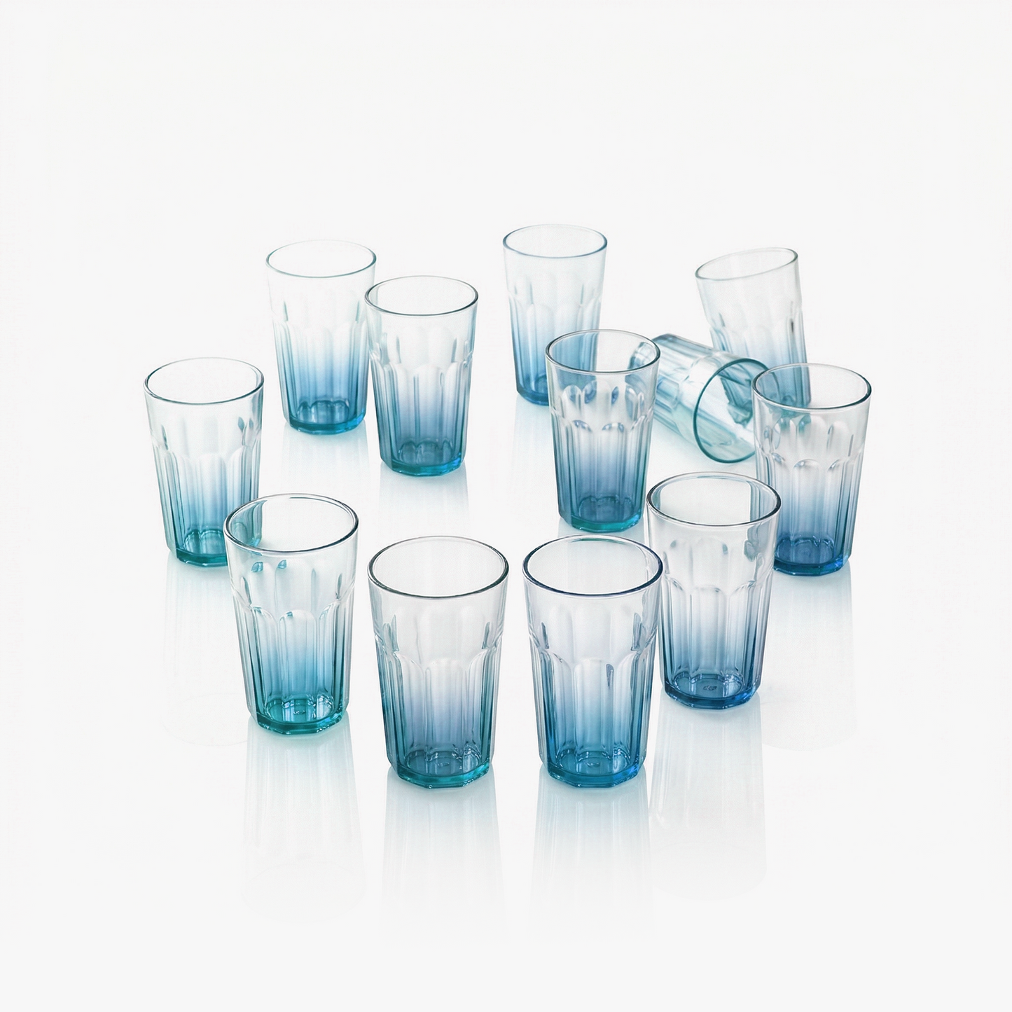 Plastic Drinking Water Glasses Set