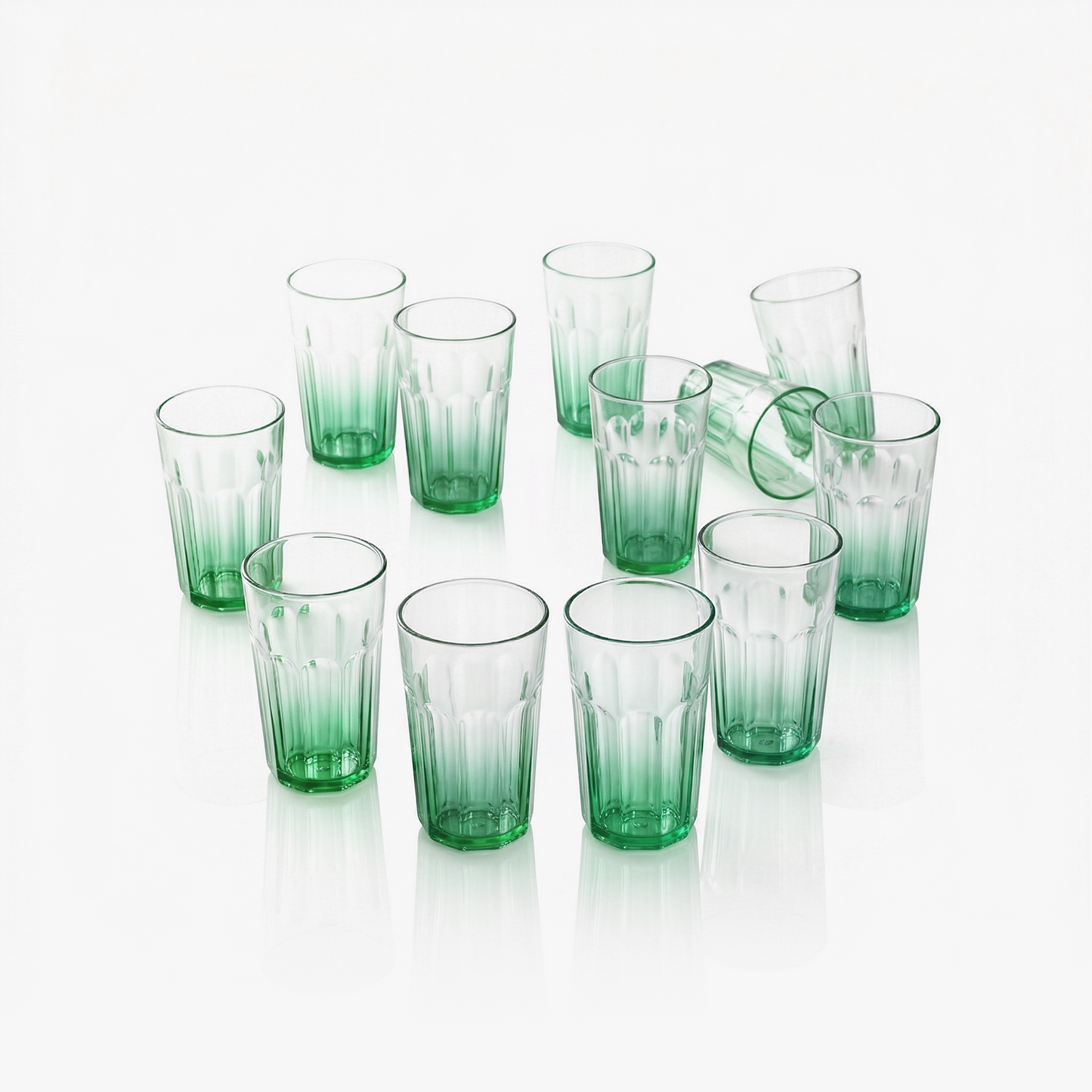 Plastic Drinking Water Glasses Set