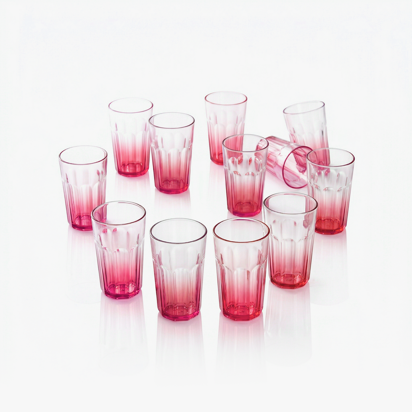 Plastic Drinking Water Glasses Set
