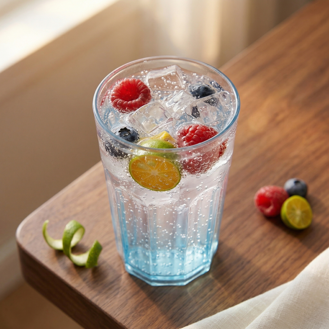 Gerippte Glasbecher – 6er-Set