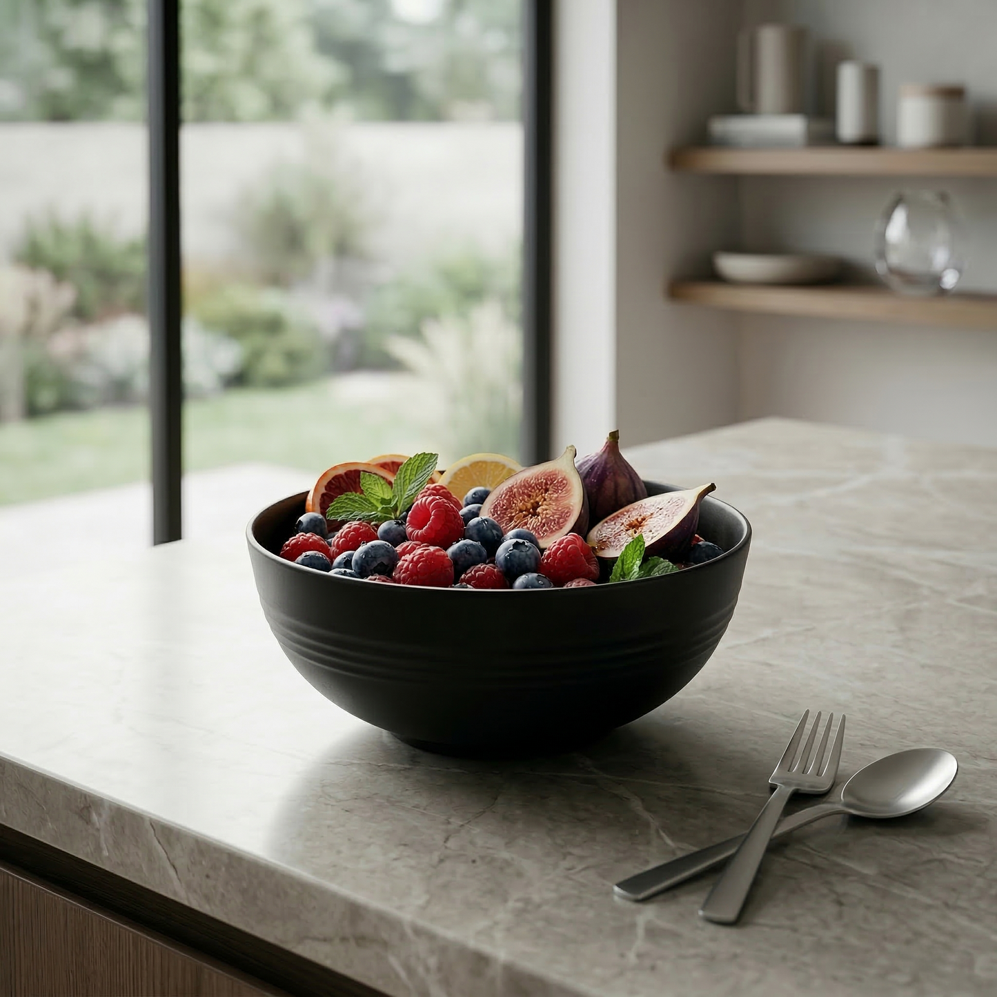 Large Plastic Cereal Bowls Set of 6