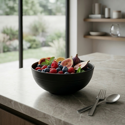 Large Plastic Cereal Bowls Set of 6