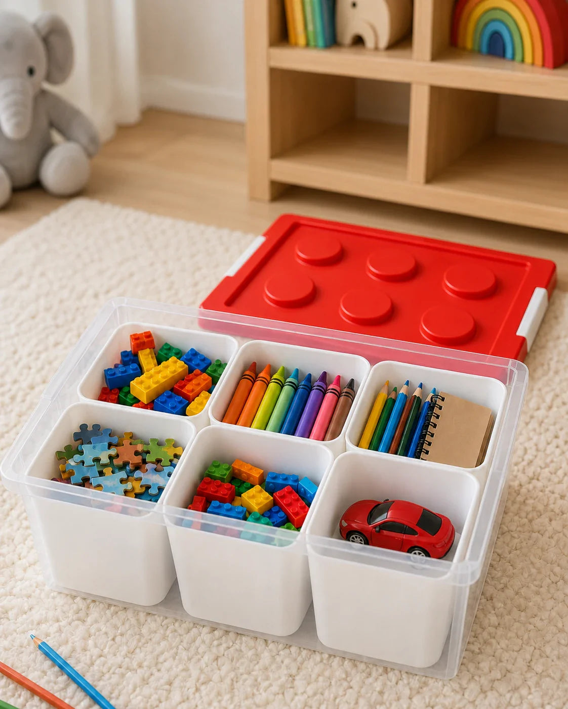 Desktop Storage Box with Lid
