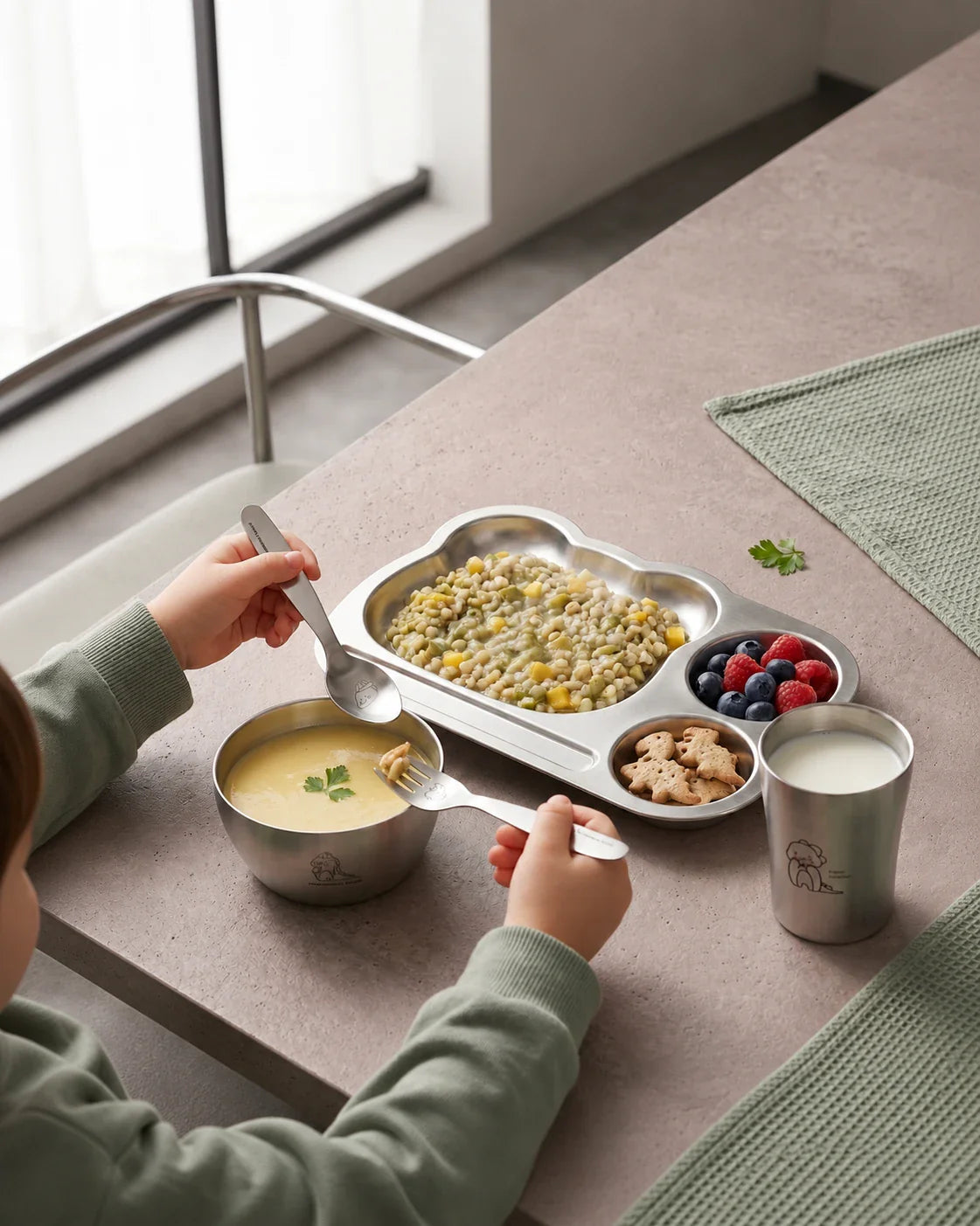Greentainer 24oz Cereal Bowls with Lids – Set of 4
