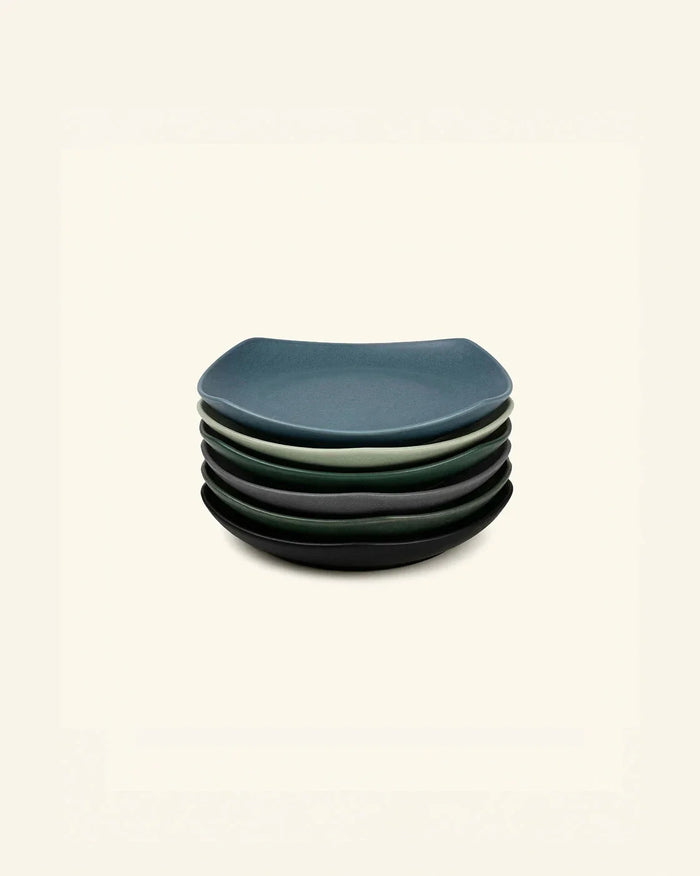 Matte Stoneware Bowls, 19.5cm Set of 6