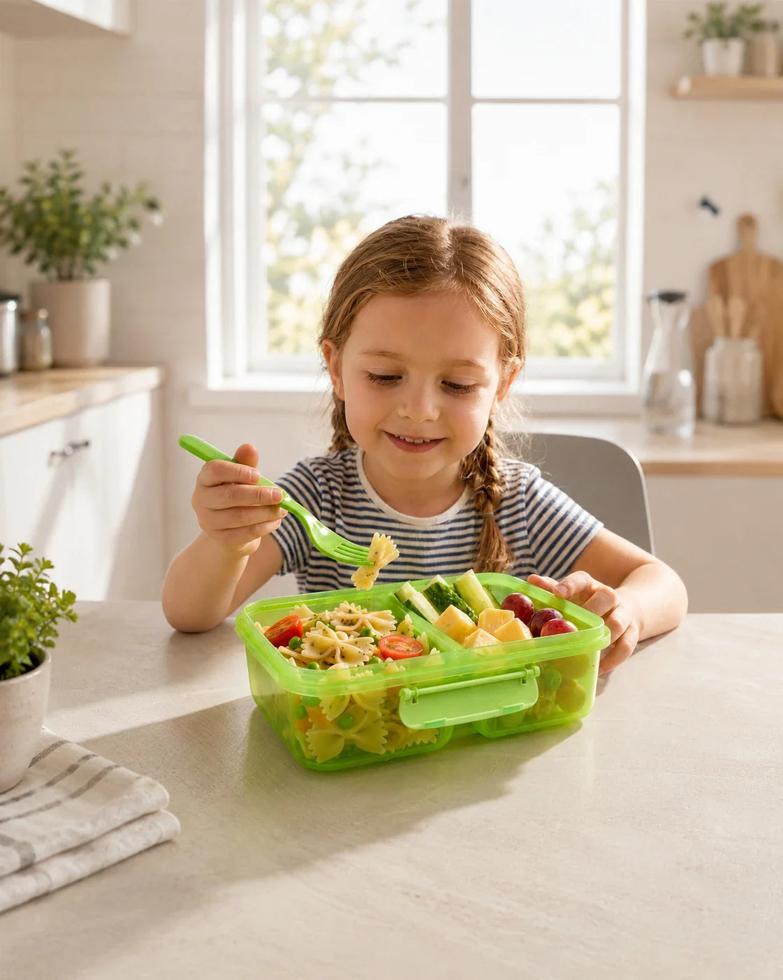 Kinder Brotdose, Lila