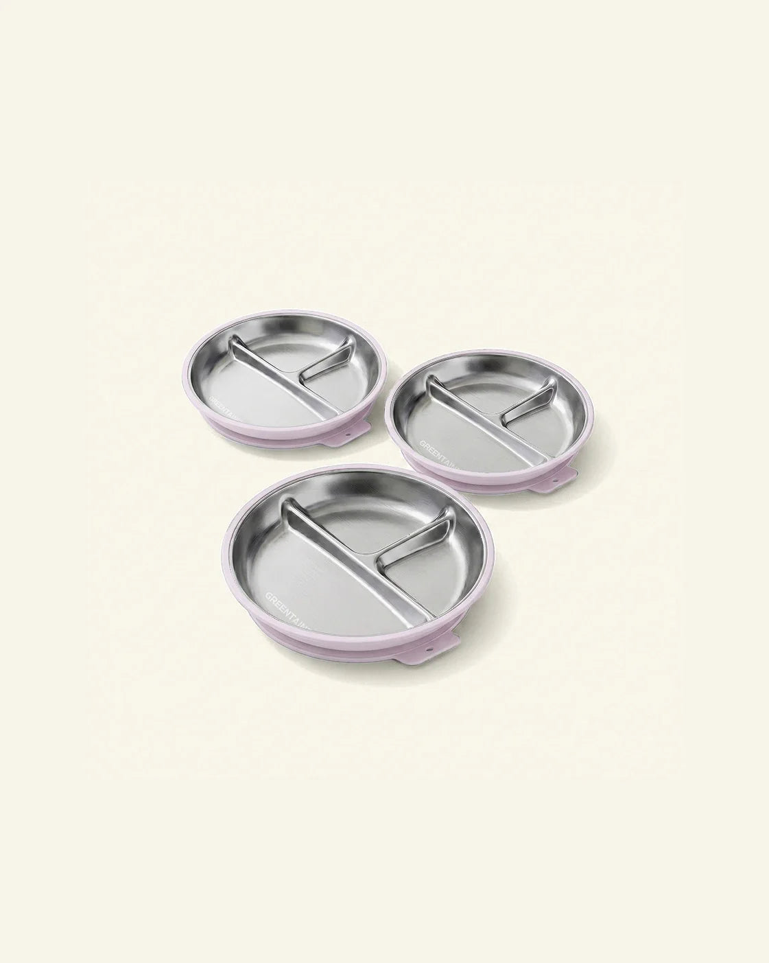 Kids Divided Plates with Suction – Set of 3 BPA-Free Toddler Plates