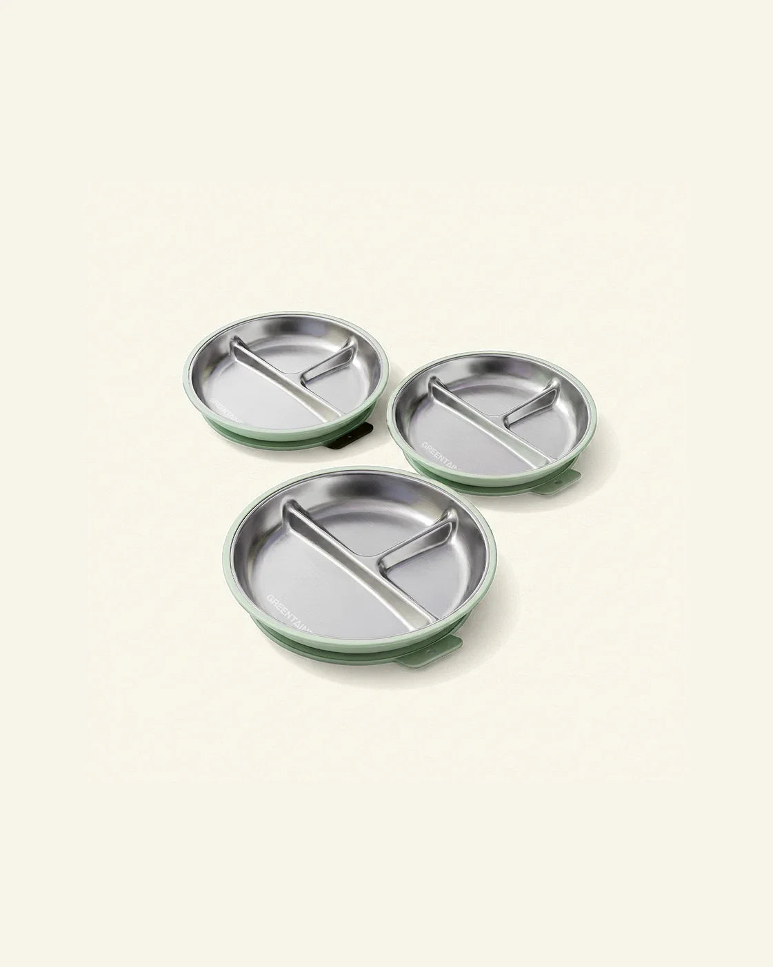 Kids Divided Plates with Suction – Set of 3 BPA-Free Toddler Plates