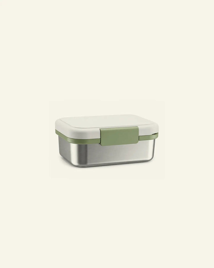 Edelstahl-Bento-Box mit Gabel und Löffel, 2-lagig