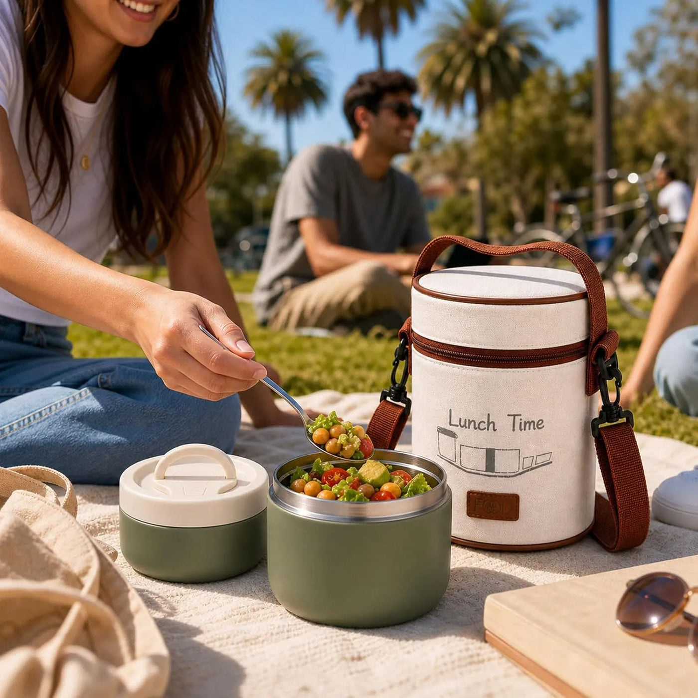 Insulated Food Jar – Set of 2 (23oz + 16oz), Stainless Steel