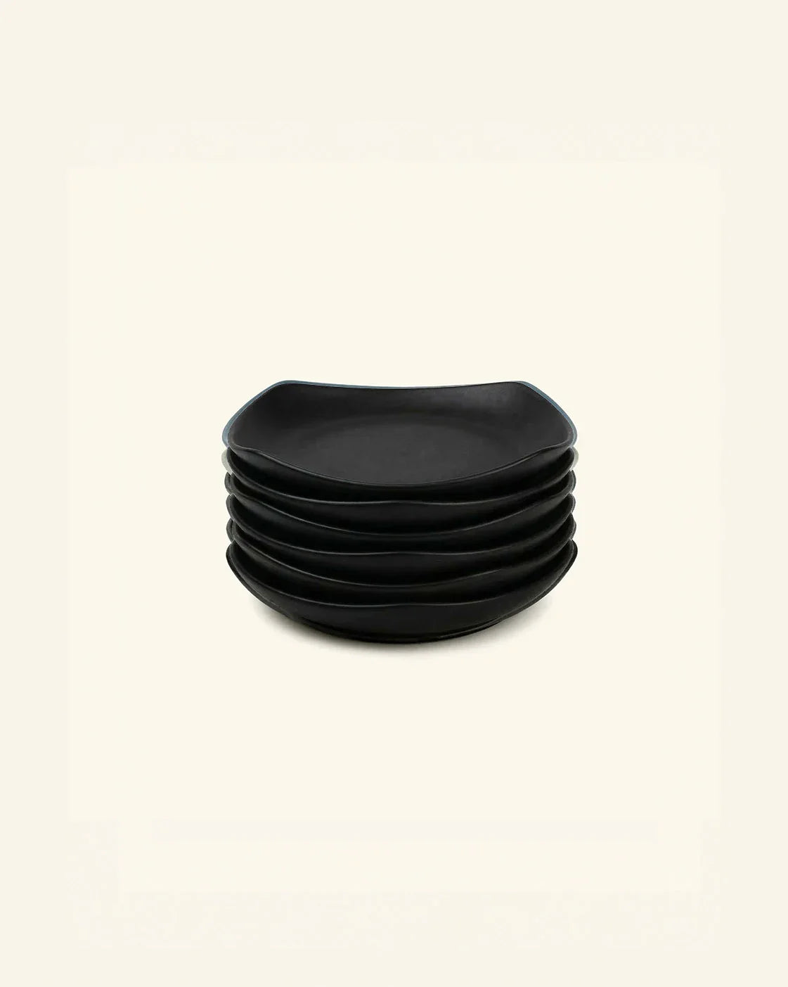 Matte Steingutschalen, 19,5 cm, 6er-Set
